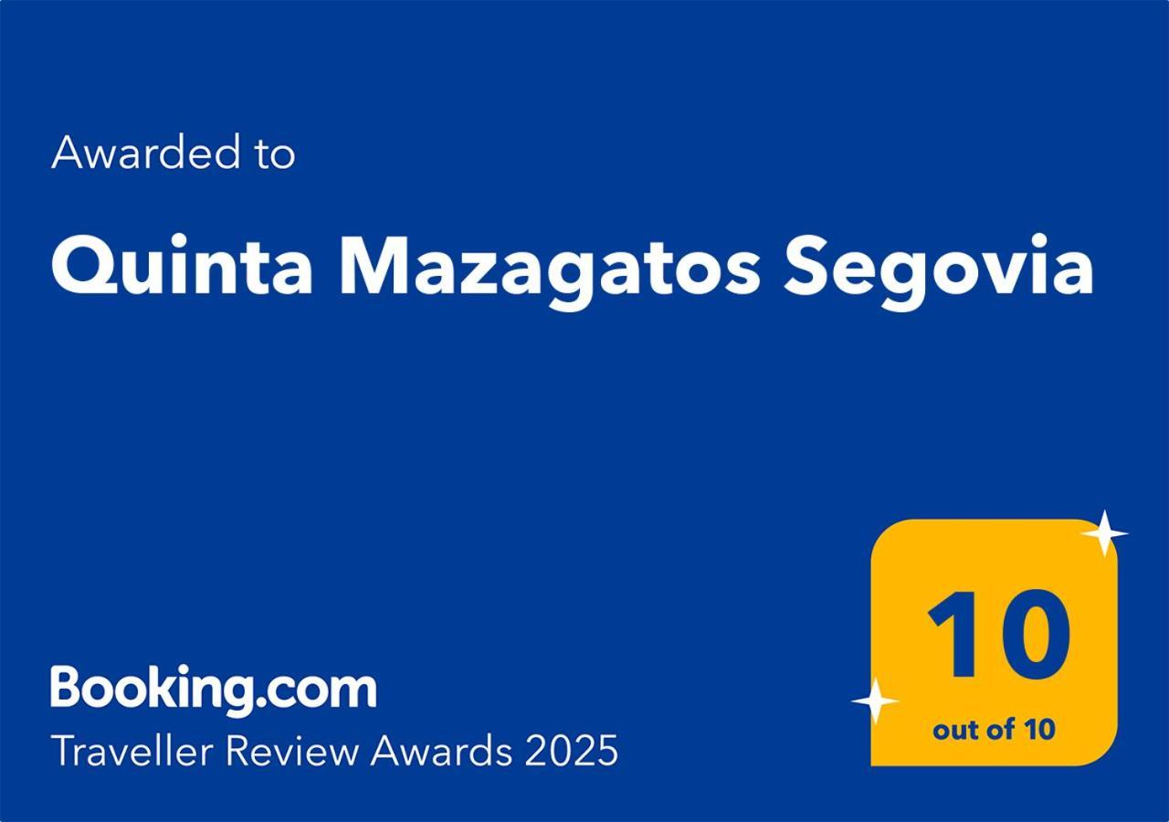 הוילה לה לסטריה Quinta Mazagatos Segovia מראה חיצוני תמונה